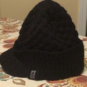 North Face beanie hat, black